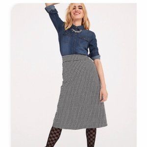 cabi Houndstooth Skirt, Size 4, NWT